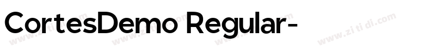 CortesDemo Regular字体转换
